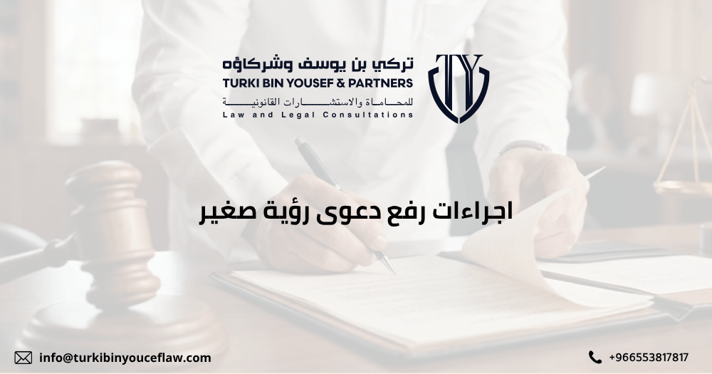 اجراءات رفع دعوى رؤية صغير