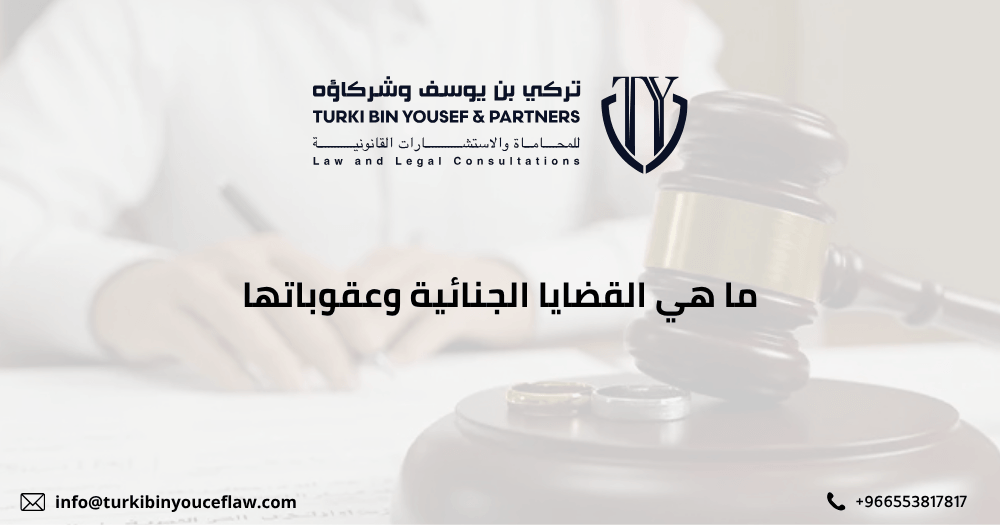 ما هي القضايا الجنائية وعقوباتها